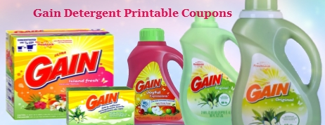 Gain Detergent Printable Coupons