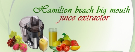 Hamilton Beach Big Mouth Juice Extractor