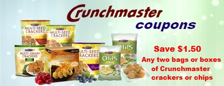 Crunchmaster Crackers Coupons