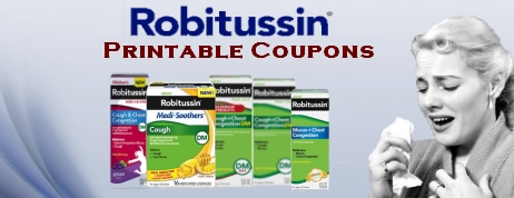 Robitussin printable coupons