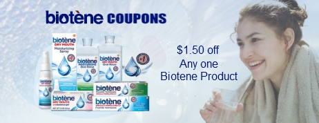 Biotene Oral care coupons