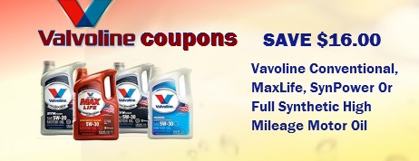 Valvoline coupons