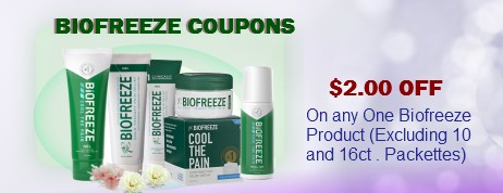 Biofreeze Coupons