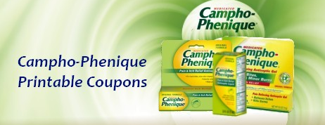 Campho-Phenique Printable Coupons