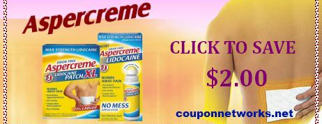 Aspercreme coupons