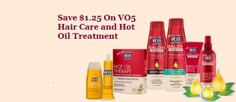 VO5 Printable Coupons