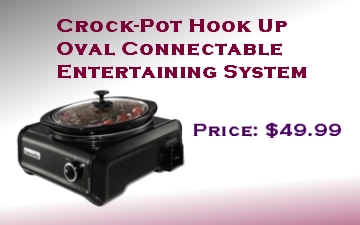 Crock-Pot hook up oval connectable entertaining system