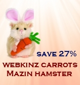 Webkinz Carrots Mazin Hamster