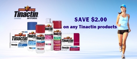 Tinactin coupons