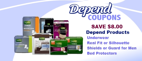 Depend coupons Coupon Network