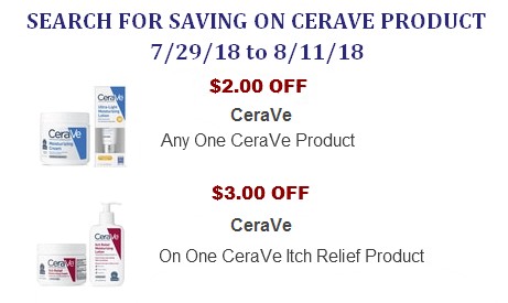 cerave coupons