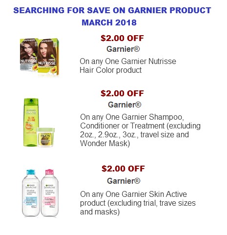 Garnier skin care coupons 2019
