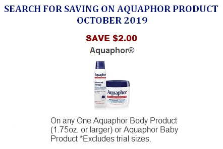 Aquaphor Healing Ointment coupon Coupon Network