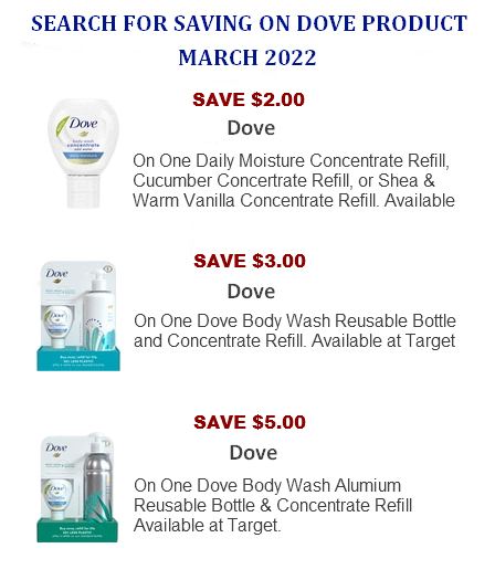 Dove Men Care Coupon Network