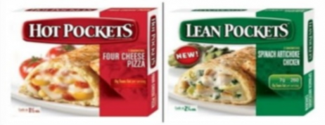 Shopping with Hot Pockets coupon