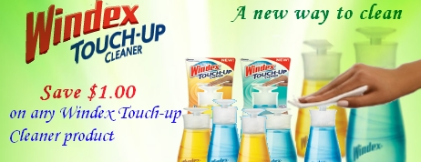 Windex Touch Up Cleaner Coupons