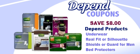 Depend coupons