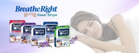Breath Right nasal strips