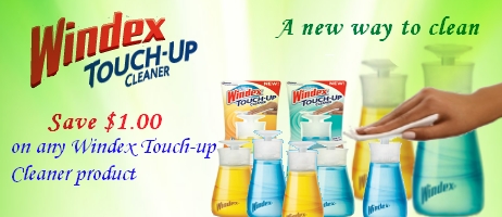 Windex Touch Up Cleaner coupons