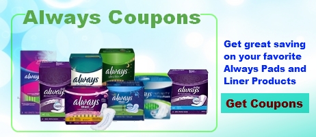 Always Pads Coupons
